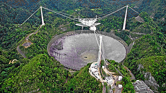The build of Arecibo Observatory