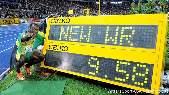 Usain Bolt's 100m world record