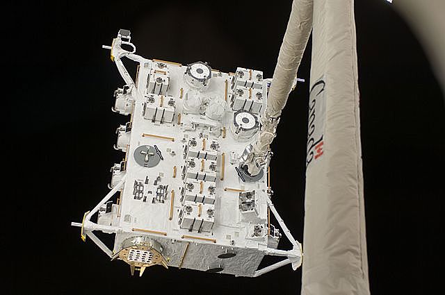 Installation of Exposed Facility (JEF) to Kibo ISS module