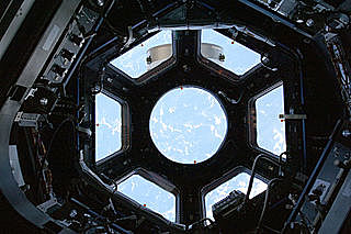 The installation of Cupola to ISS
