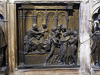 Pila bautismal, de Lorenzo Ghilberti