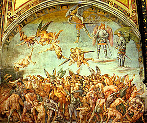 Fresco en la catedral de Orvieto [pintura].