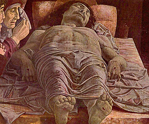 La lamentación sobre Cristo muerto [pintura].