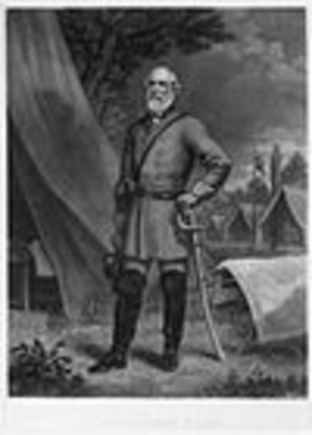 Robert E. Lee becomes commander