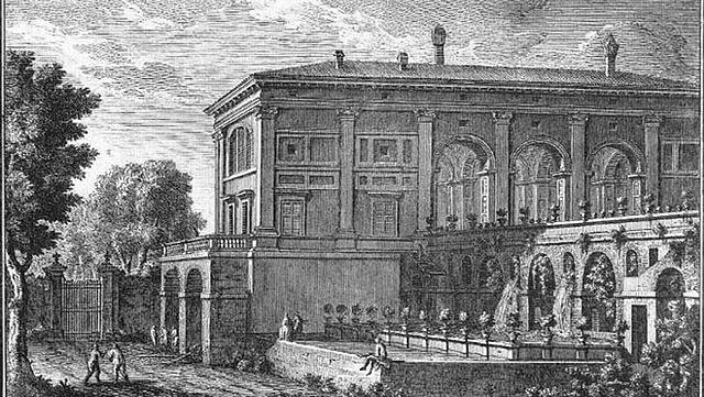 Rafael Sanzio, Villa Madama, construida en 1520, en Roma.