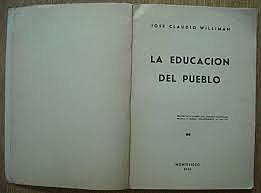 Publicación de "La educación del pueblo"