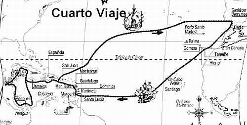 Quart viatge de colon a America