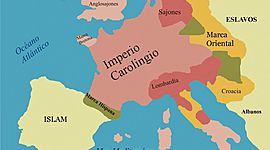 Timeline: Línea del Tiempo - Imperio Carolingio
