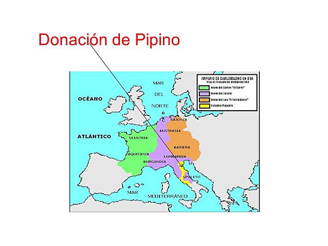 Donación  de Pipino