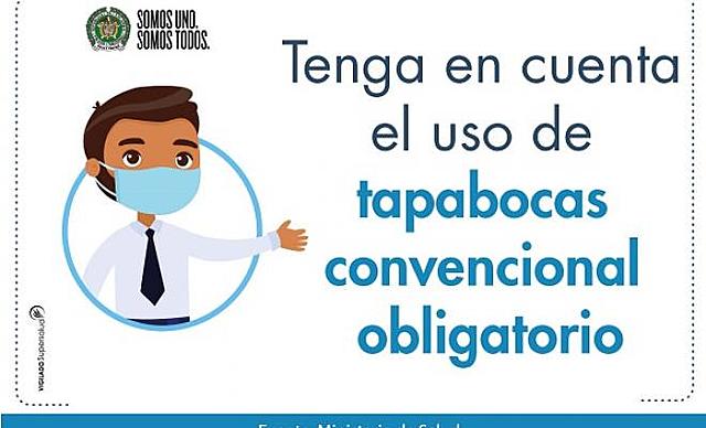 A PARTIR DEL 4 DE ABRIL EL USO DE TAPABOCAS OBLIGATORIO