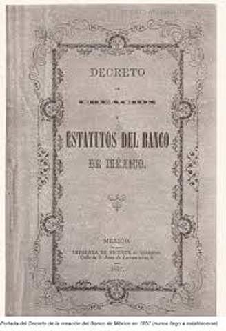 Una nueva ley bancaria crea la figura de la institución nacional de crédito,