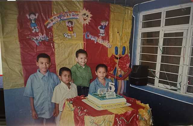 turning 5 years old with the scary clown