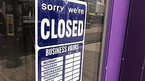 non essential businesses were closed