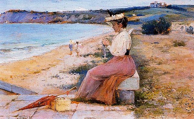 IMPRESIONISMO- Eugenia en Ondarraitz de Jose Salis