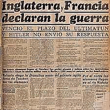 Inglaterra y Francia declaran la Guerra a Alemania