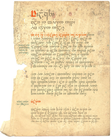 Earliest suviving manuscripts