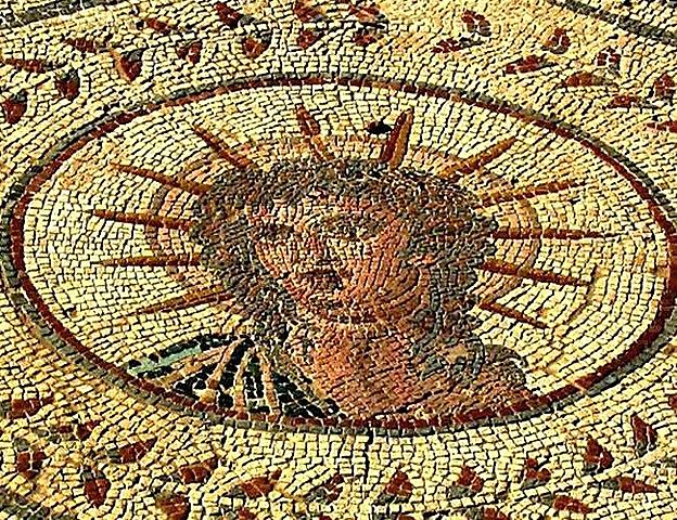 Escultura, mosaico y pintura romana