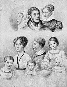 Lutti familiari (1833-1841) tra cui la moglie Enrichetta (1833)