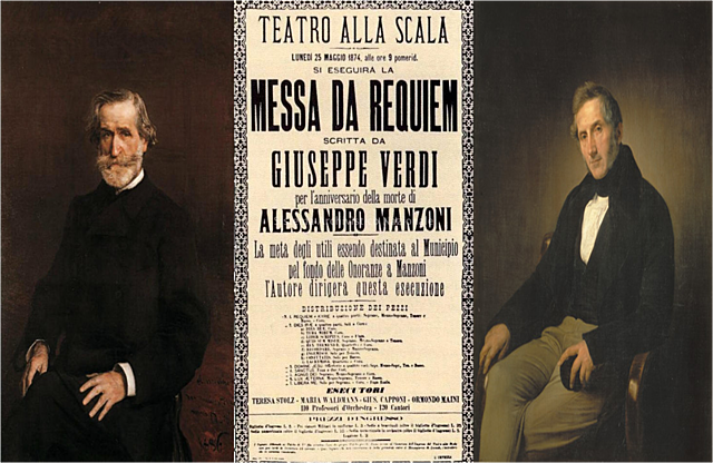 Giuseppe Verdi compone la "Messa in Requiem" in suo onore