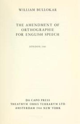 The first grammar of English