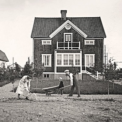 Timeline: 1920- talets historiska perspektiv av människans boende