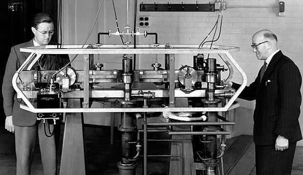 The invention of the first accurate atomic clock by  Louis Essen and Jack Parry