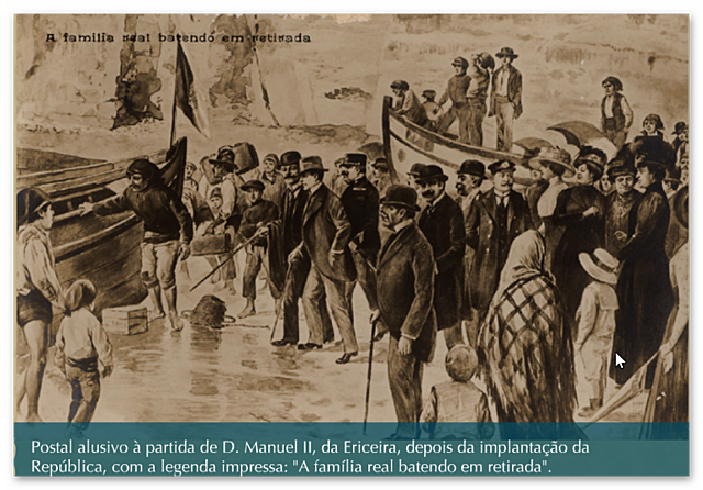 Partida da Família Real para o exílio