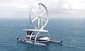 Éolienne pour bateau