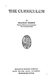 John Bobbitt writes his book How to Make a Curriculum