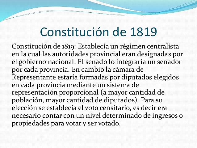 Dictado de la Constitución centralista