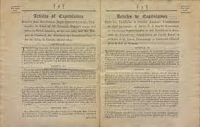 La capitulation de Montréal