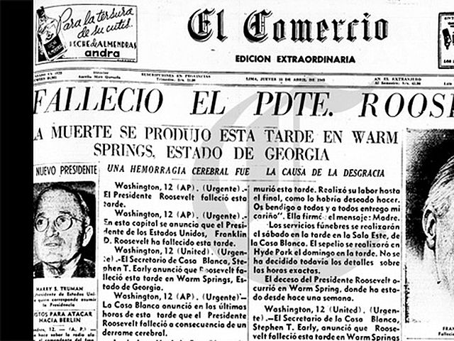 Muerte de roosevelt