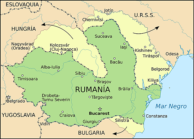 La Unión Soviética y Rumania