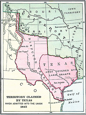 Texas became part of the United States