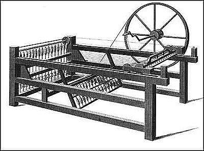 En 1733 el inglés John Kay patentó la lanzadera volante, cuyo descubrimiento se considera el comienzo de la Revolución industrial