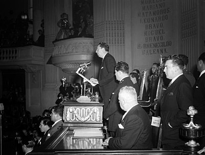 Segundo informe de gobierno de Miguel Alemán.