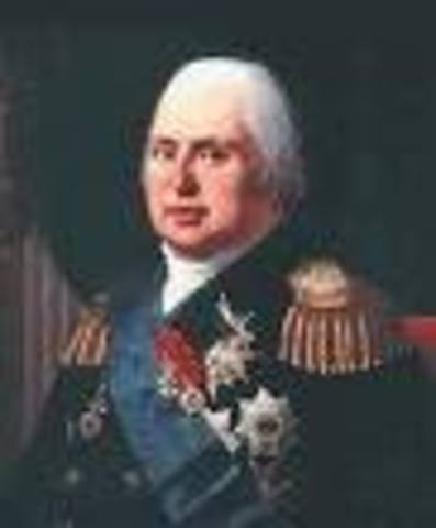 LUIS XVlll MUERE EN FRANCIA