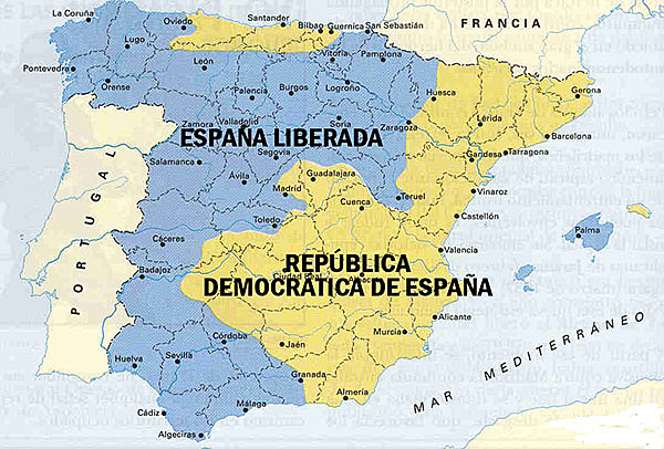 España es divideix en dos bandols