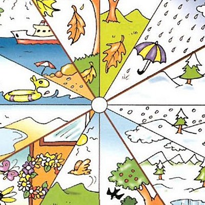 Timeline: 12 месяцев в году