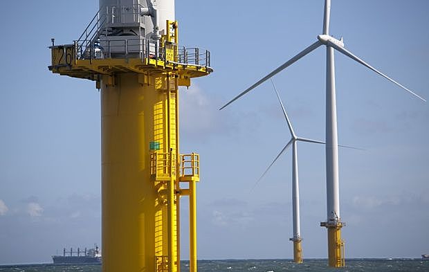 Les éoliennes sur mers