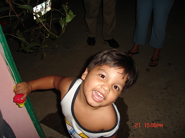 I met my cousins and we played together