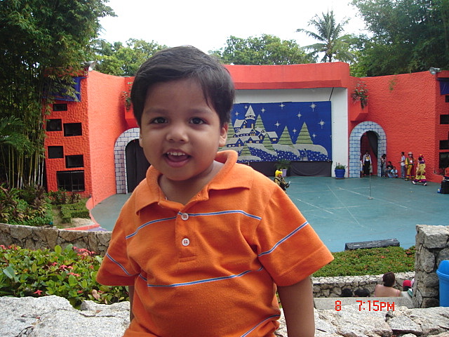 I went to the park with my parents