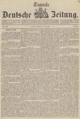 First Newspaper in English