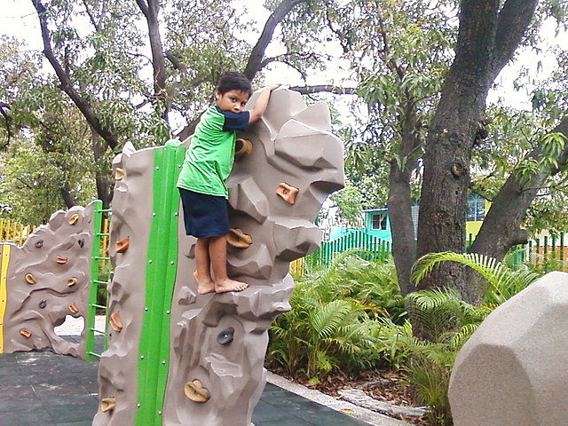 I went to the park with my sister