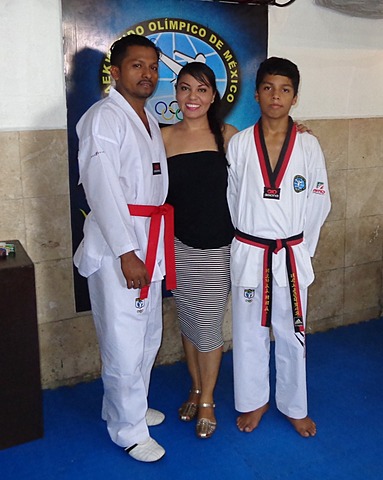 My father started training