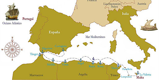 Conquista de Trípoli, Argel y Bujía