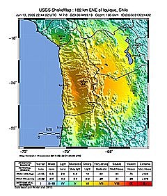 El terremoto de Tarapacá