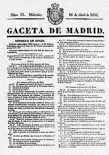 Estatuto Real de 1834
