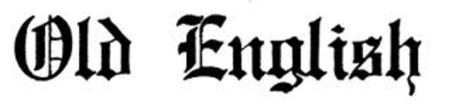 The Old English Period