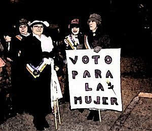 Reconoce a las mujeres el derecho al voto.